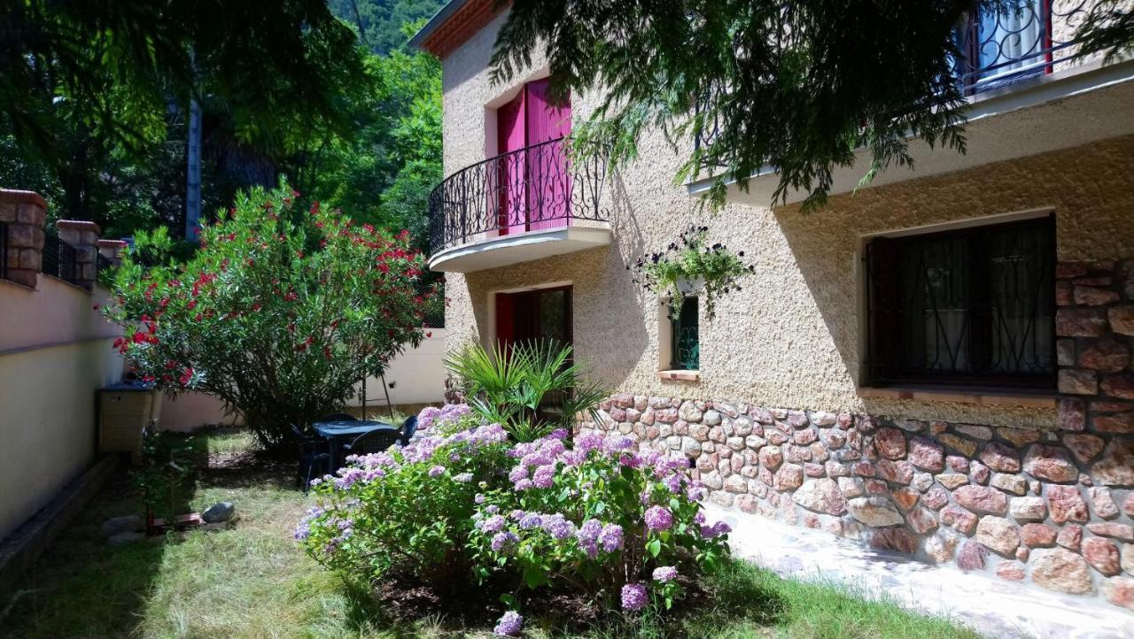 Appartement 48 M2 Avec Jardin Au Rdc Dans Villa A 5 Min A Pied Des Thermes De Vernet-Les-Bains, Location De Samedi A Samedi Exteriör bild